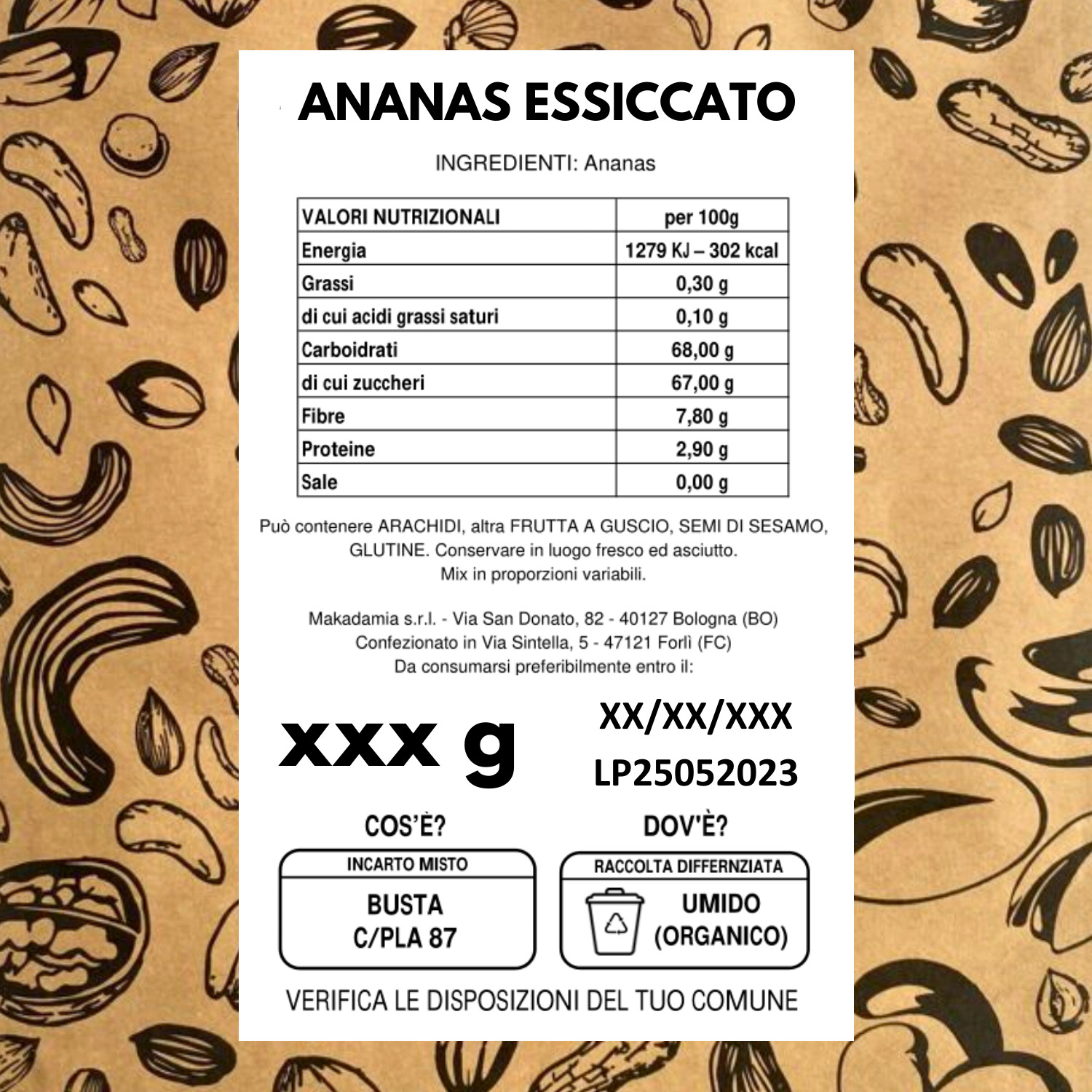 Ananas Essiccato