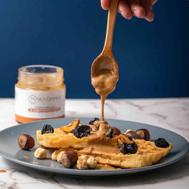 crema spalmabile alle nocciole laziali topping waffle
