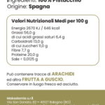 etichetta burro di pistacchi