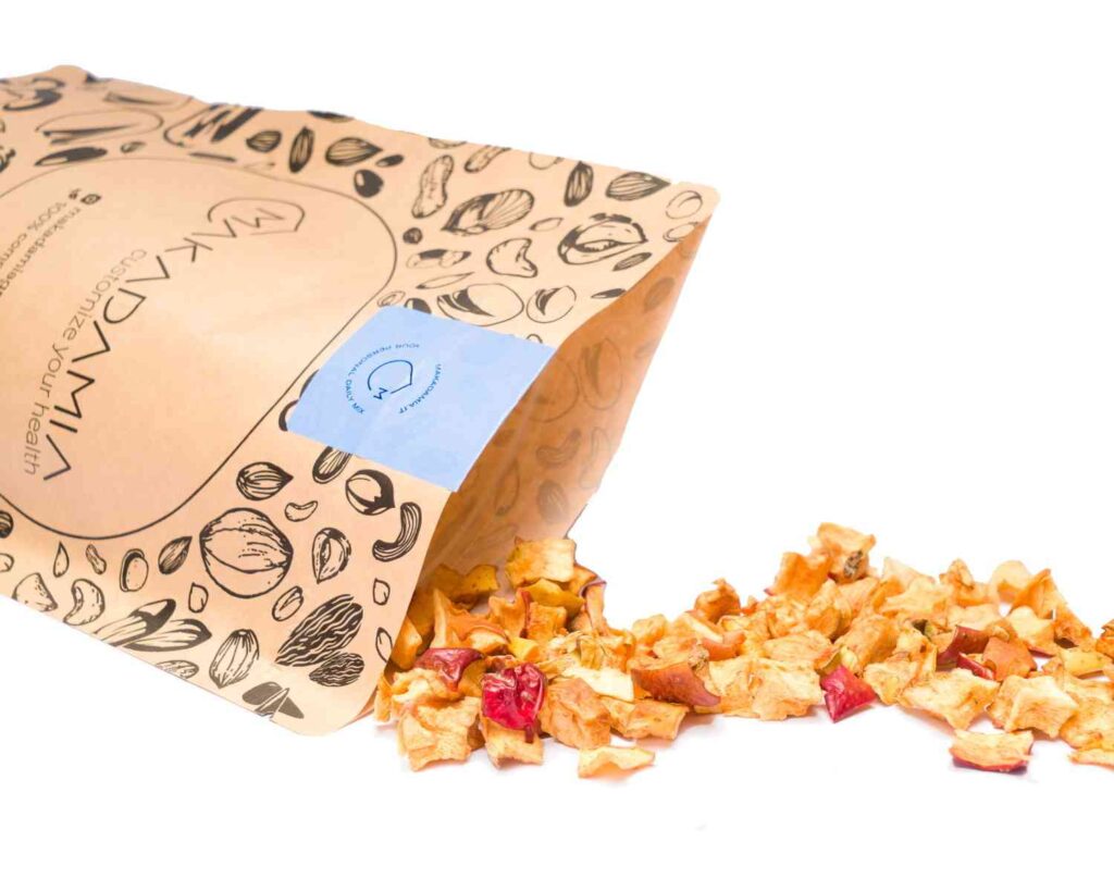 mela disidratata in busta