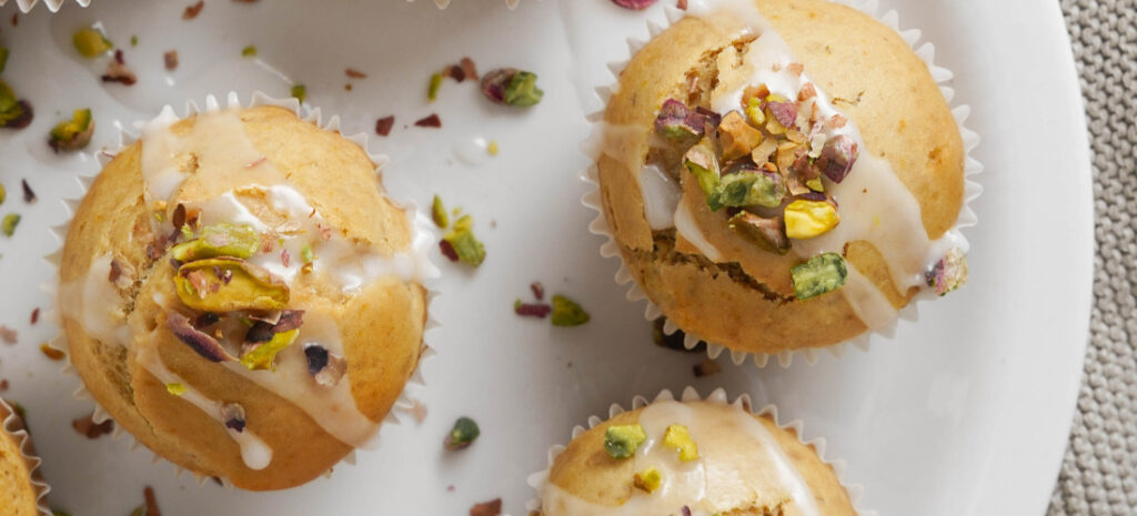 Muffins vegani al pistacchio