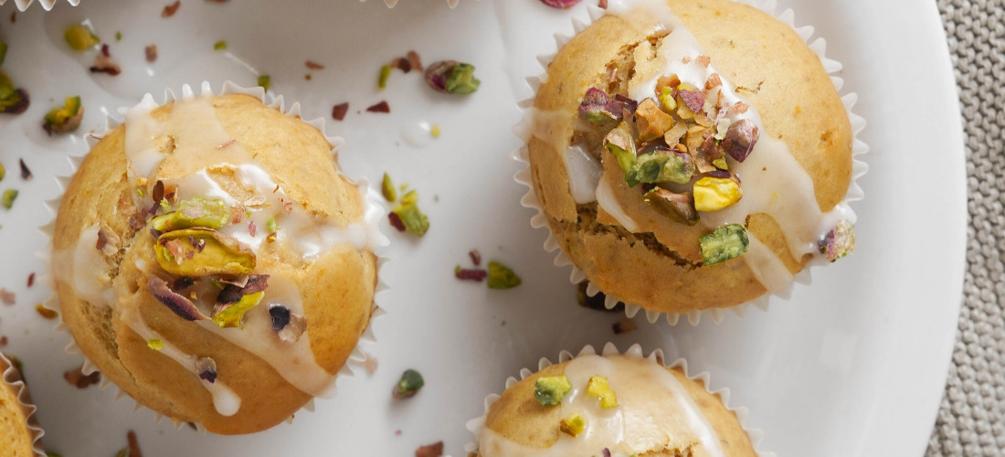 Muffins vegani al pistacchio