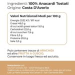 etichetta crema anacardi