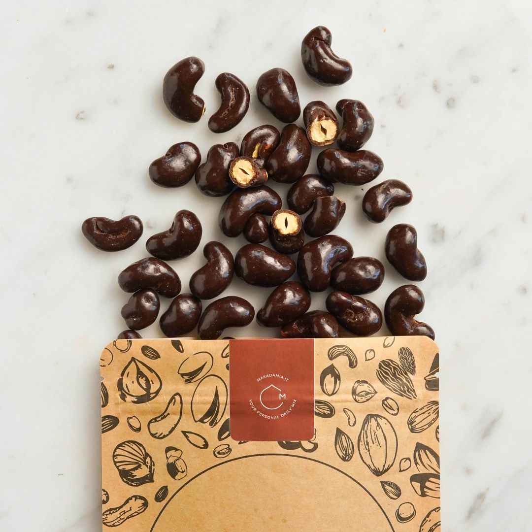 Anacardi ricoperti di cioccolato