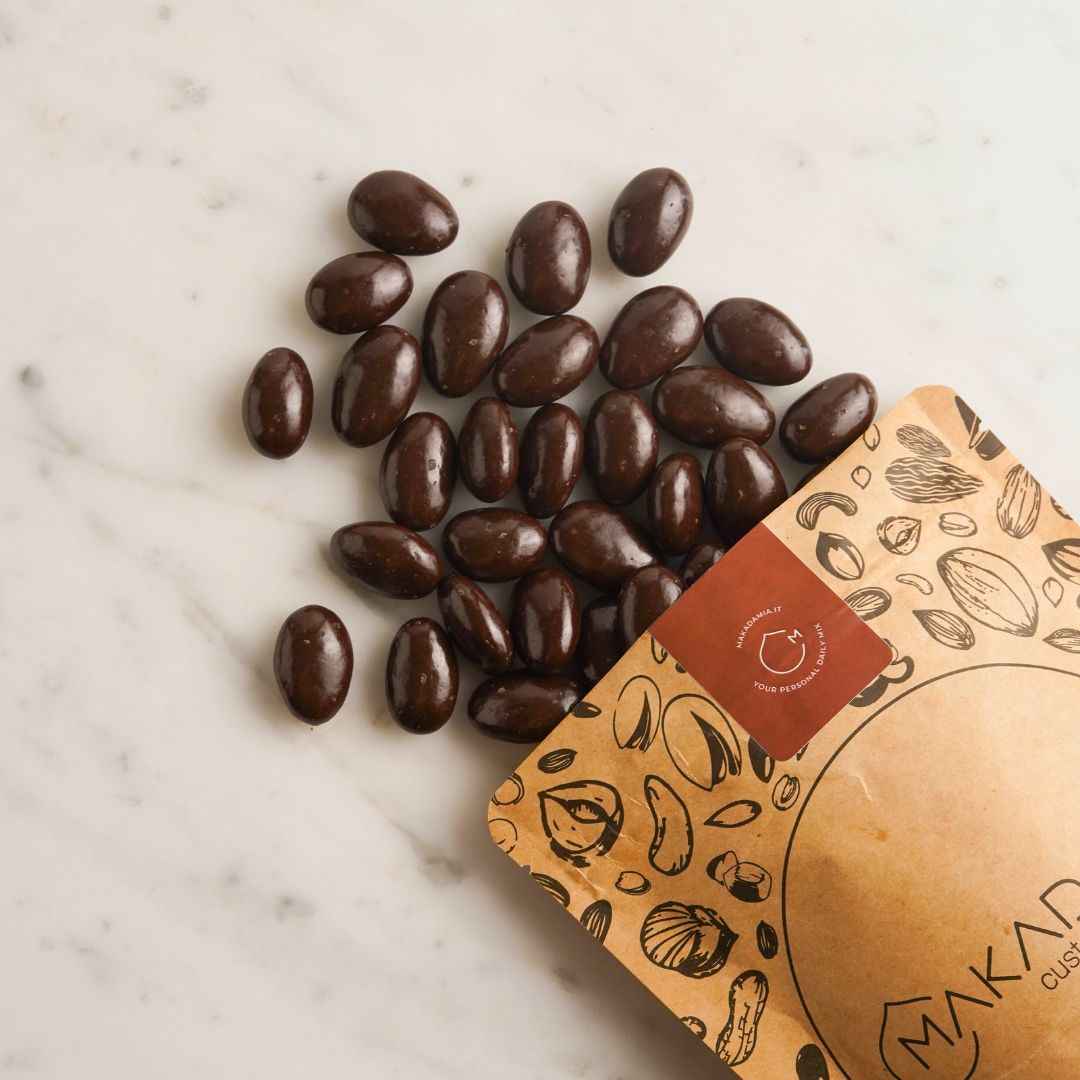 Pistacchi salati ricoperti di cioccolato