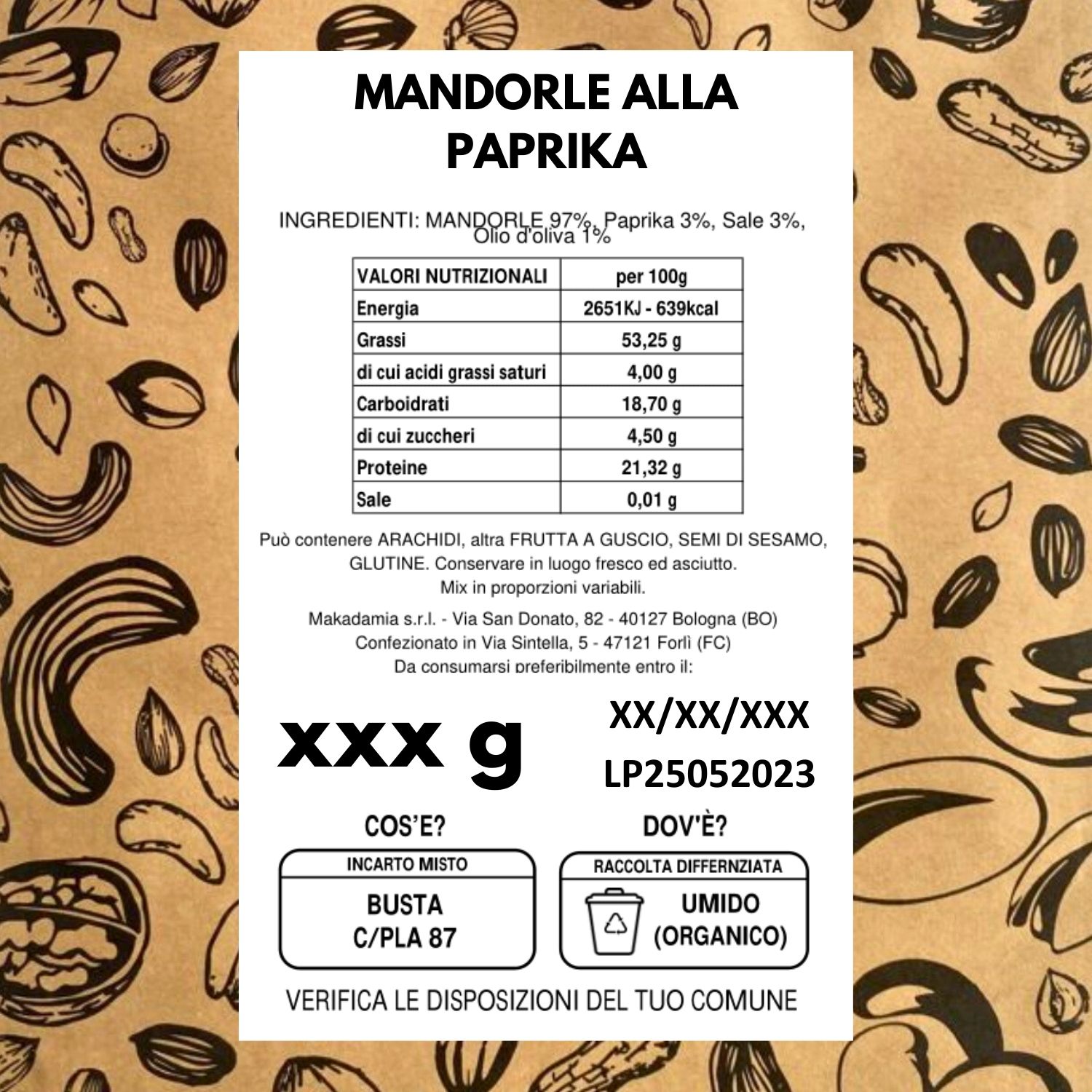 Mandorle alla Paprika