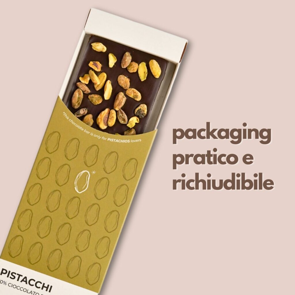 tavolette di cioccolato e pistacchio makadamia