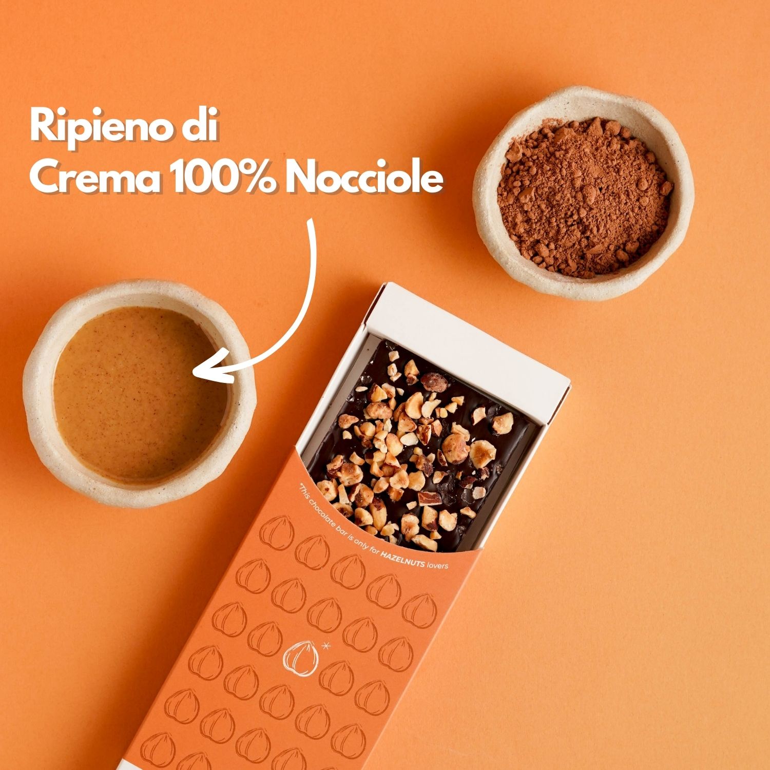 tavolette di cioccolato e nocciole makadamia