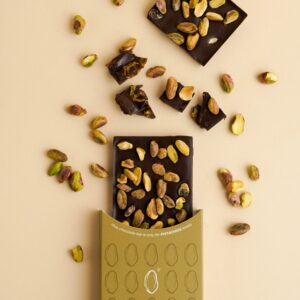 tavolette di cioccolato e pistacchio makadamia