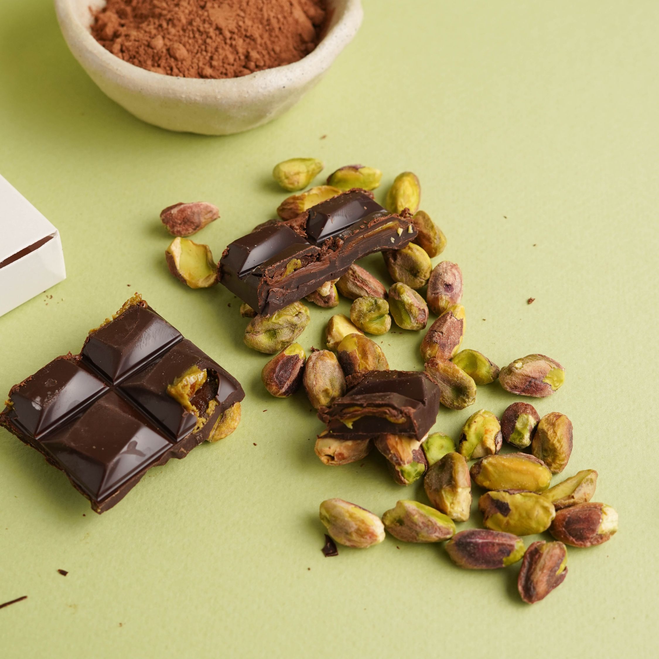 Chocolate and Pistachio Bar