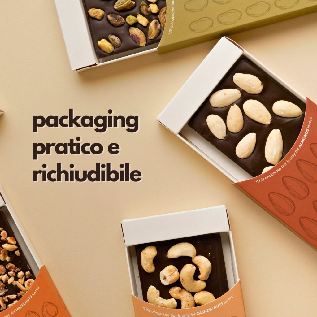 tavolette di cioccolato makadamia