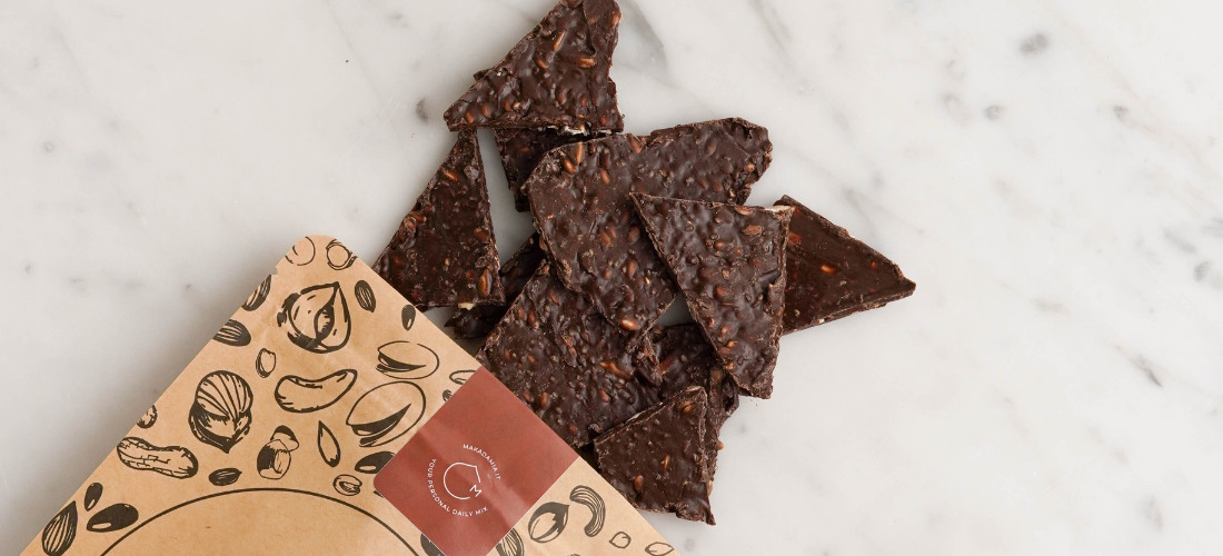 Cioccolato e frutta secca