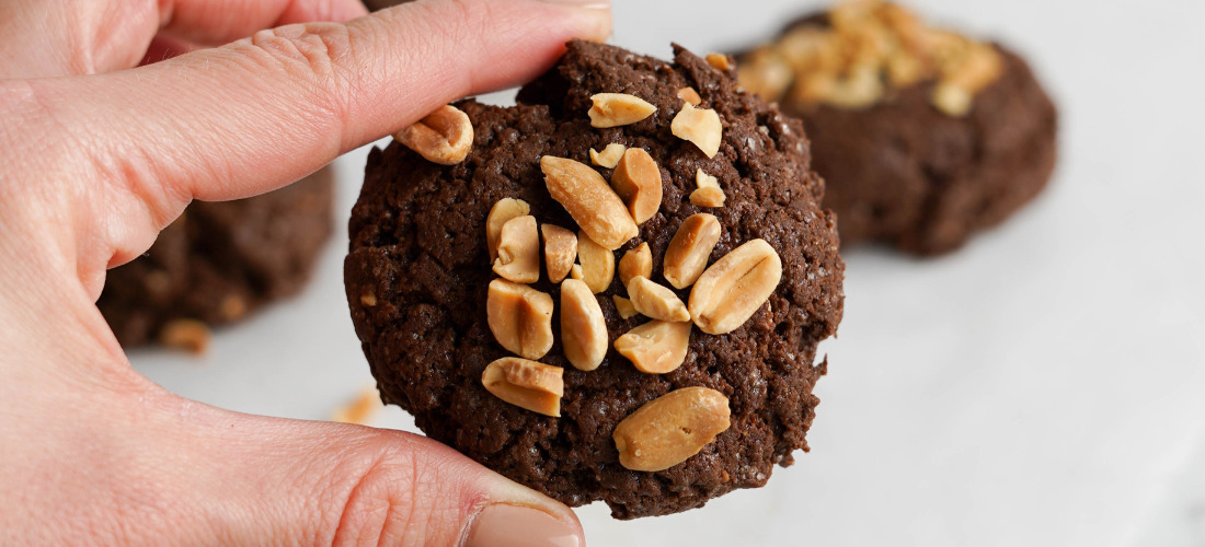 Cookies arachidi e cioccolato