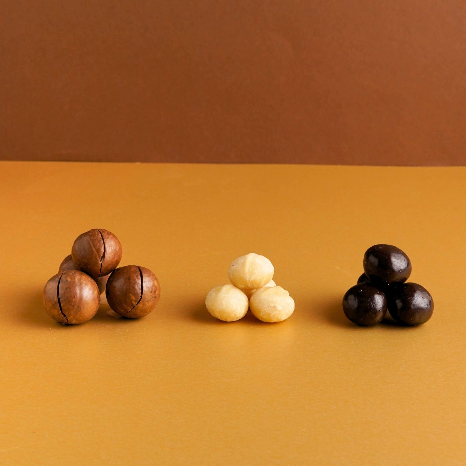 Noci di Macadamia ricoperte di cioccolato