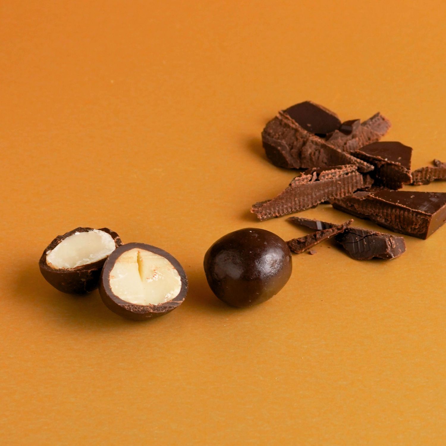 Noci di Macadamia ricoperte di cioccolato
