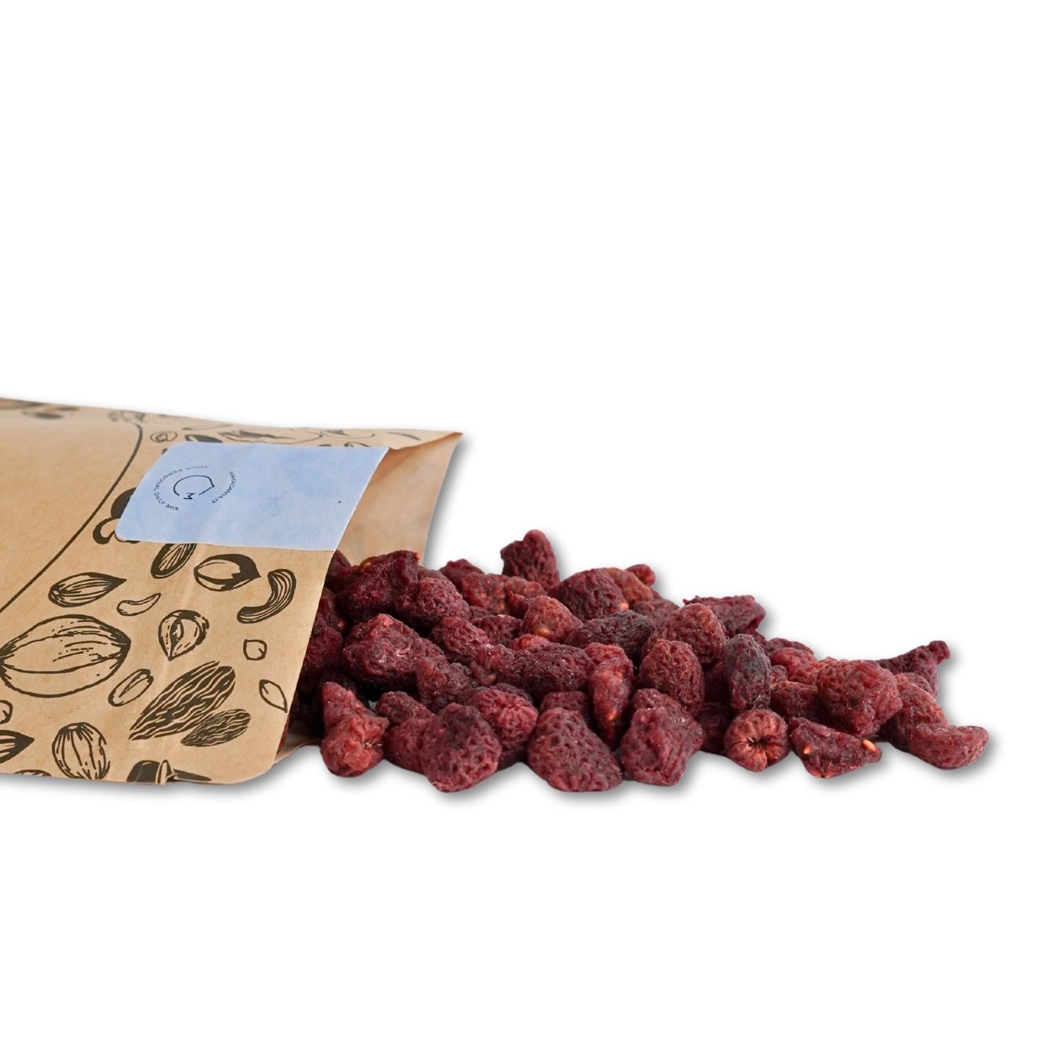 lamponi essiccati makadamia