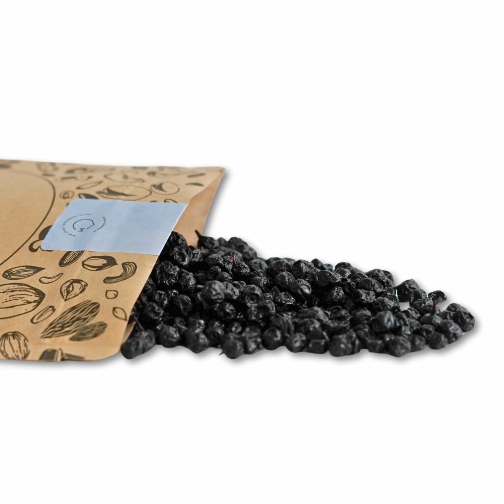 mirtilli selvatici makadamia