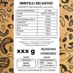 mirtilli selvatici makadamia