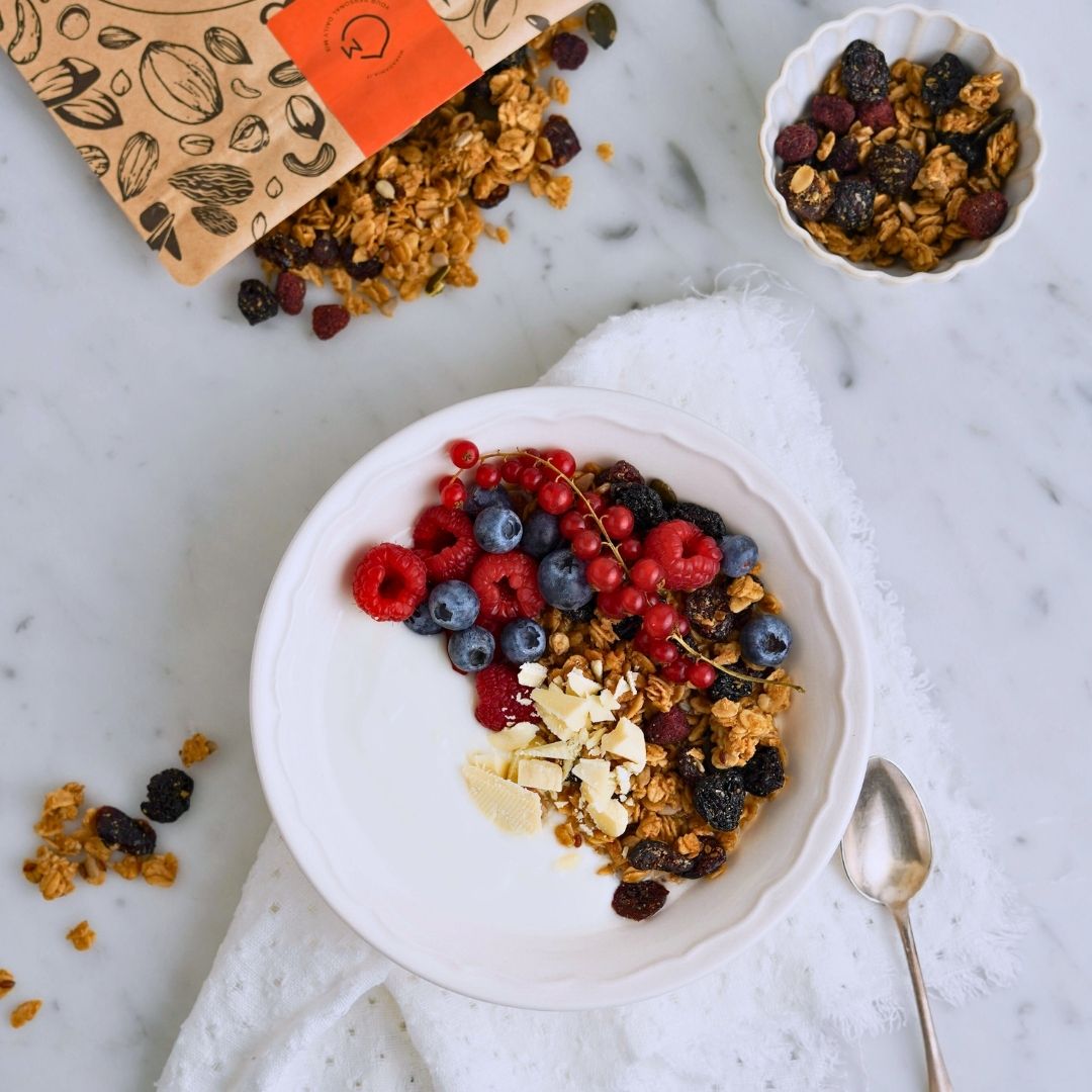 BERRIES GRANOLA makadamia