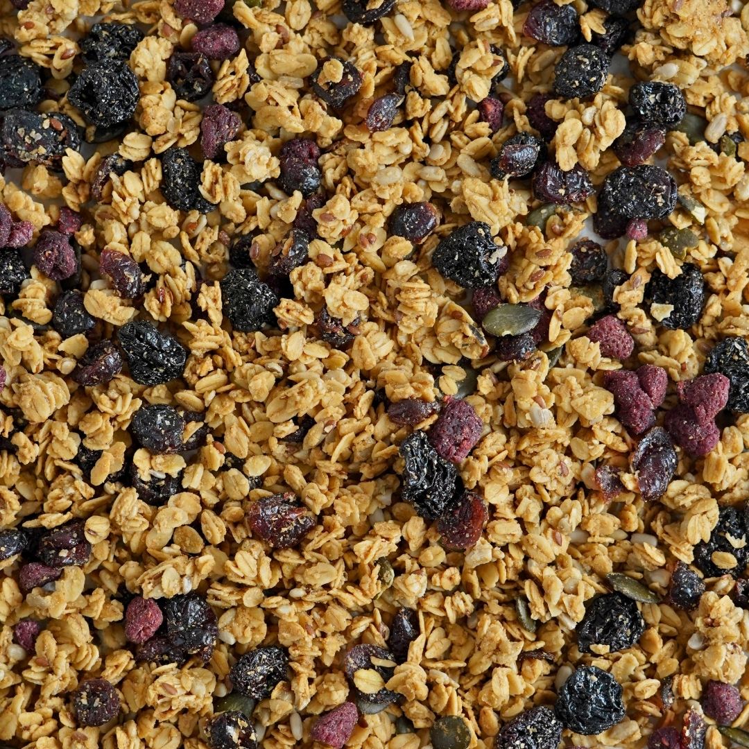 BERRIES GRANOLA makadamia