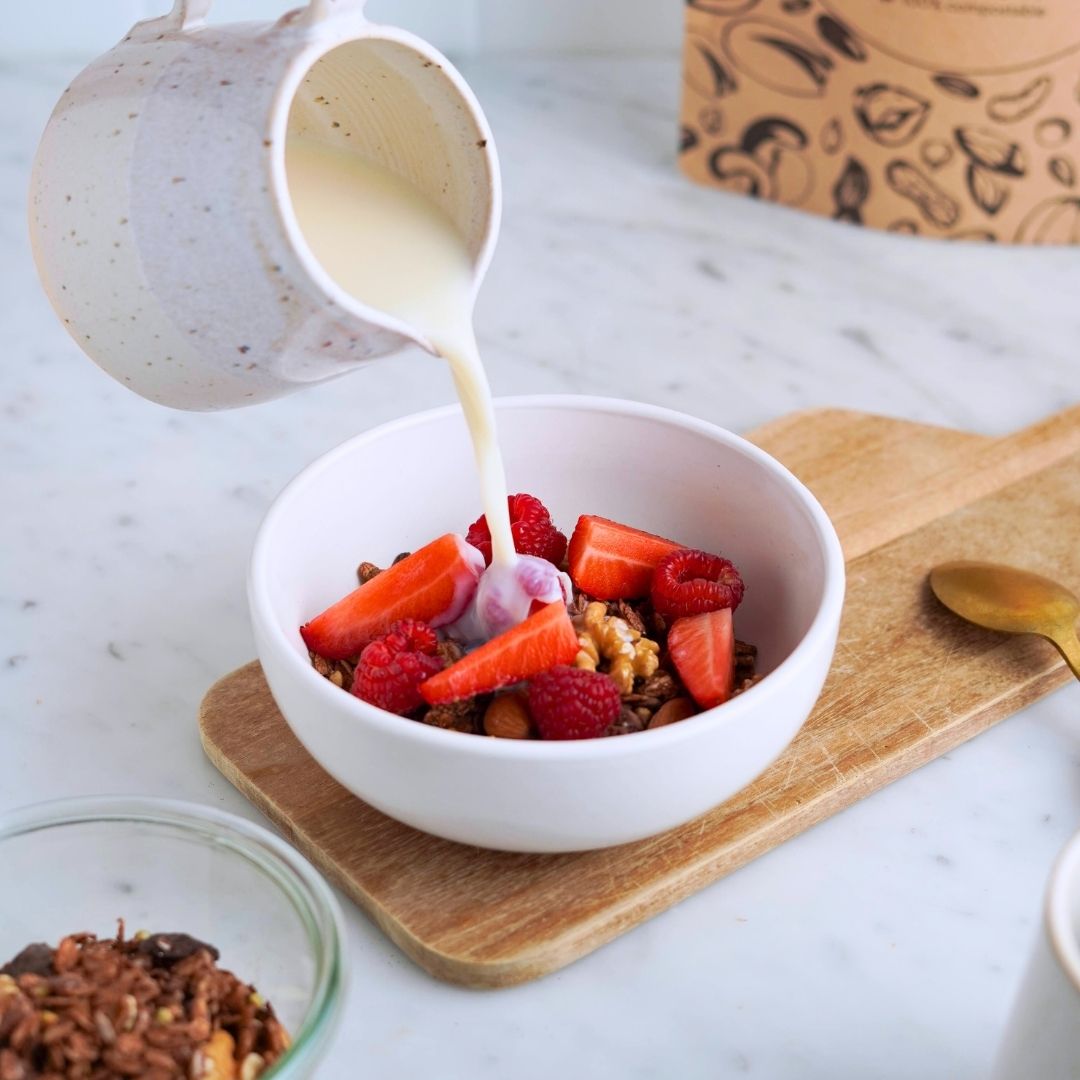 DARK CHOCO GRANOLA makadamia