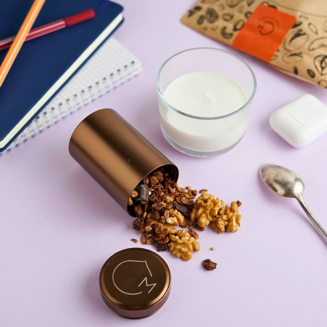 DARK CHOCO GRANOLA makadamia