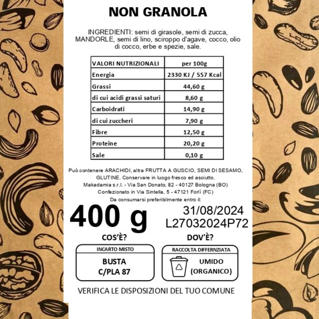 NON GRANOLA makadamia