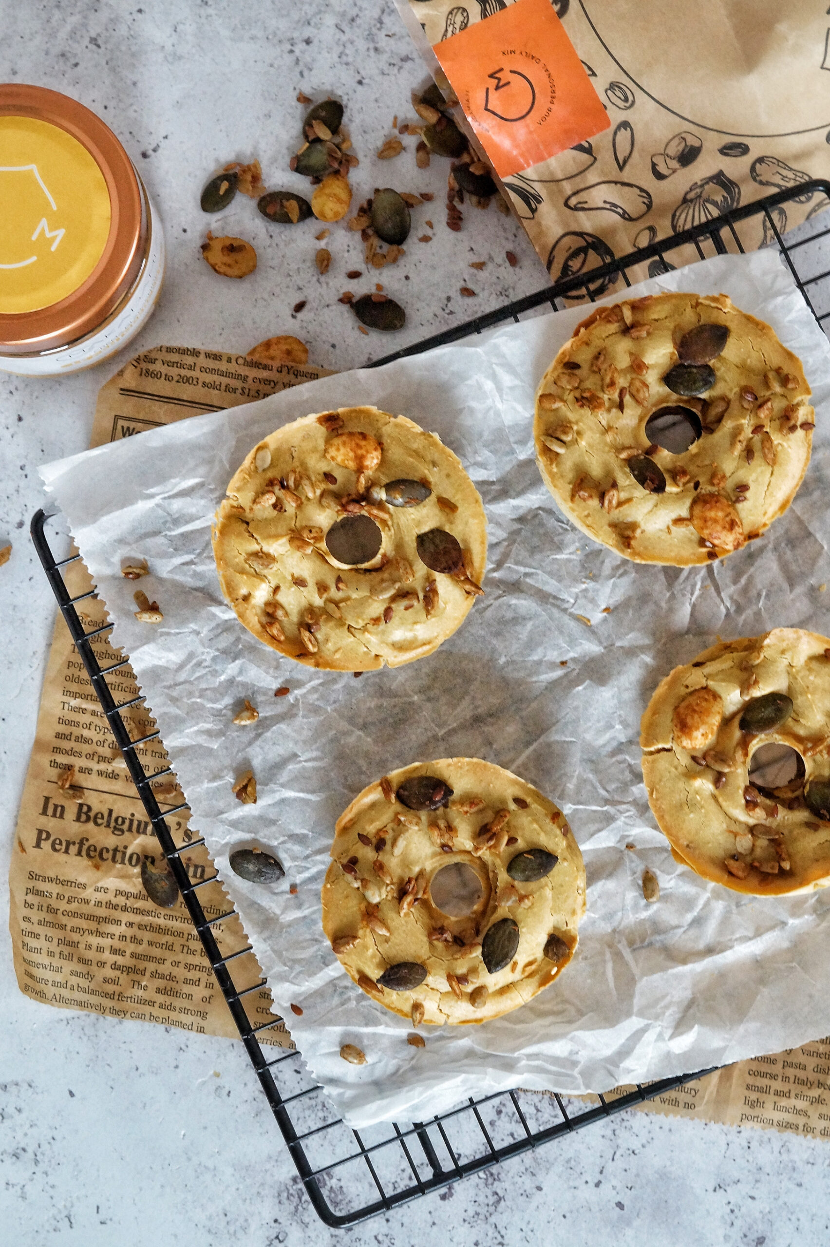 bagel arachidi e granola