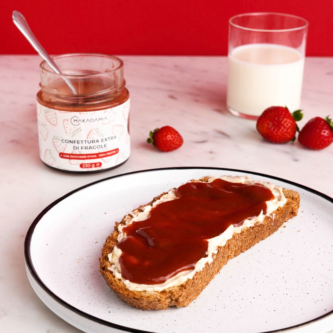 confettura extra fragola makadamia