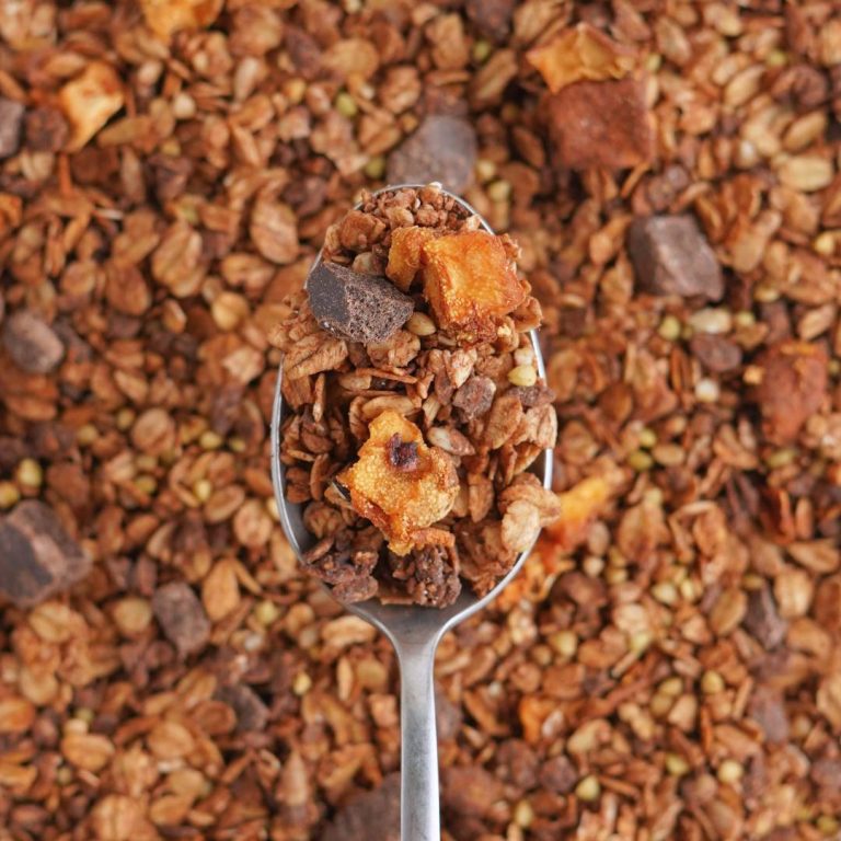 granola pere e cioccolato