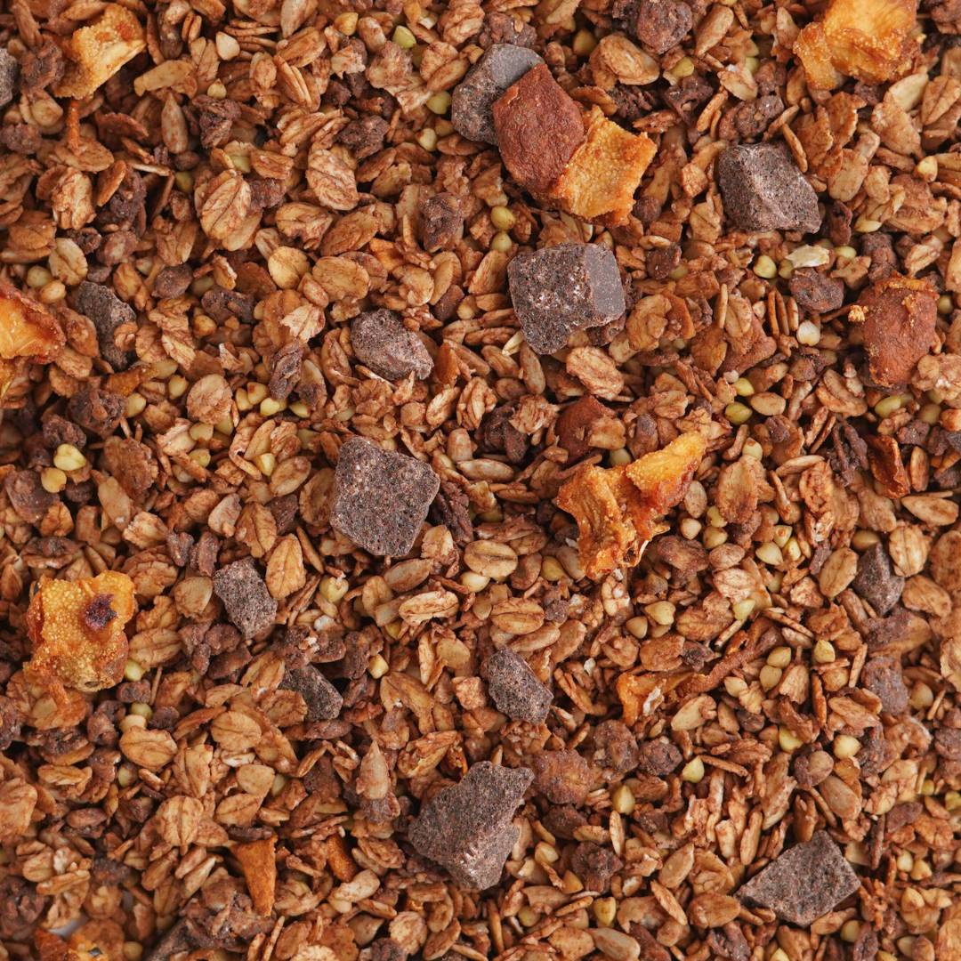 granola pere e cioccolato