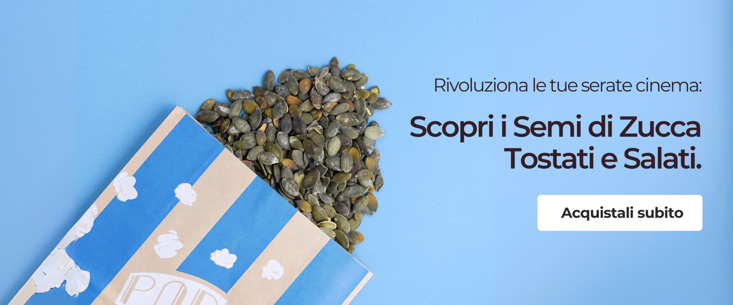 semi di zucca tostati e salati