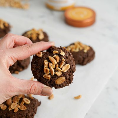 Cookies arachidi e cioccolato