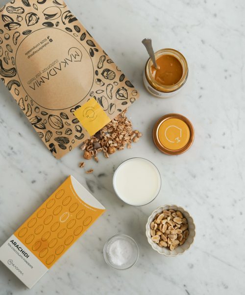 Porridge cioccolato e arachidi