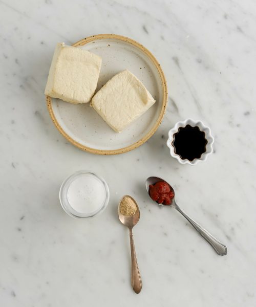 Tofu stiks alle arachidi